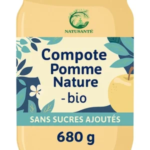 Compote pomme nature – bio