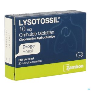 LYSOTOSSIL 10 MG 30 DRG