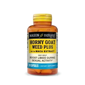 Complexe d&rsquo;épimède et de maca – 60 gélules – Mason Natural
