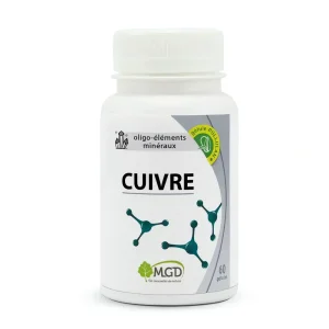 Cuivre – 60 gélules – MGD Nature