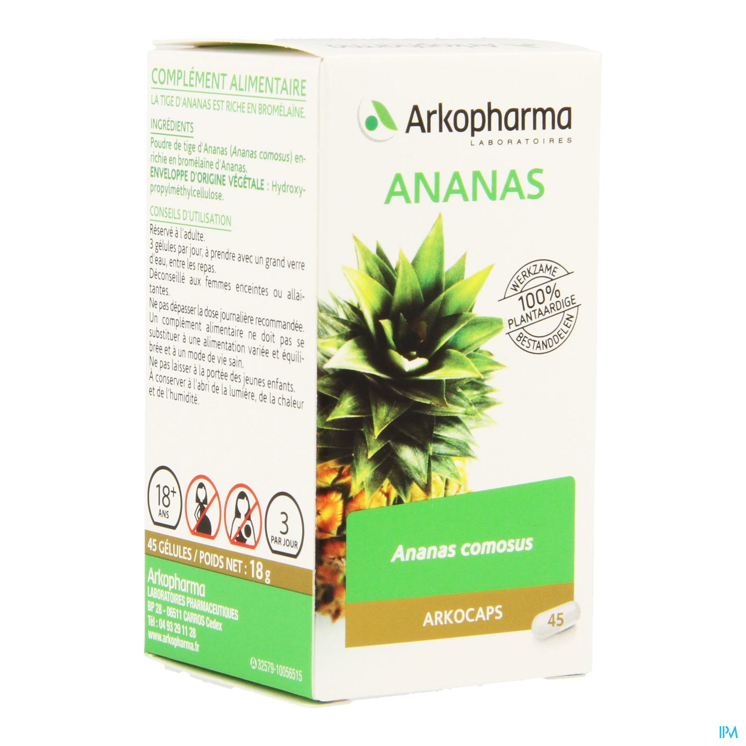 ARKOGELULES ANANAS 45 CAPS – Image 2