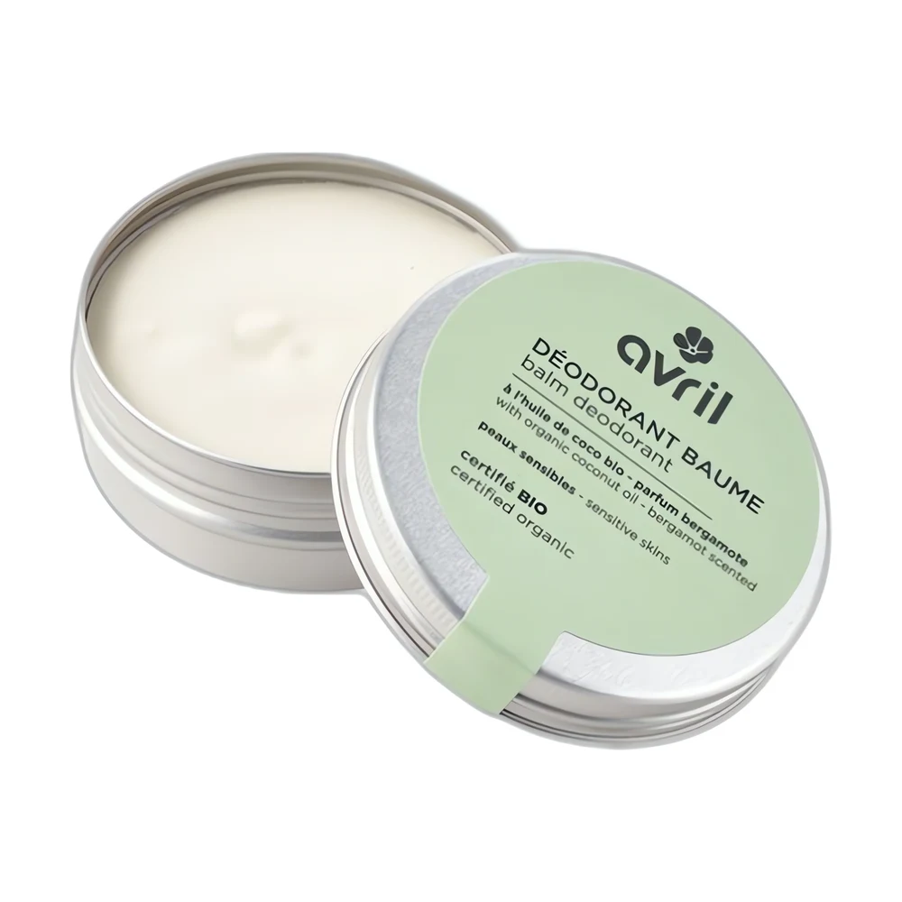 Déodorant baume peaux sensibles parfum bergamote – 85 g – certifié bio – Avril