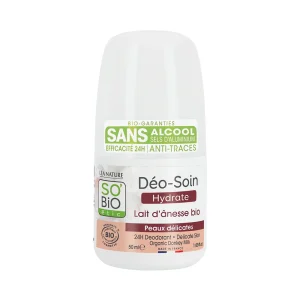 Déodorant douceur lait d’ânesse – 50 ml – SO’BiO étic