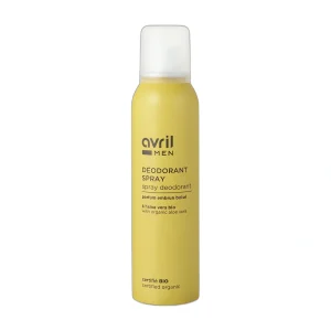 Déodorant spray homme – certifié bio – 150 ml – Avril