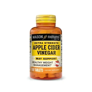 Extrait de Vinaigre de Cidre de pomme concentré – 100 comprimés – Mason Natural