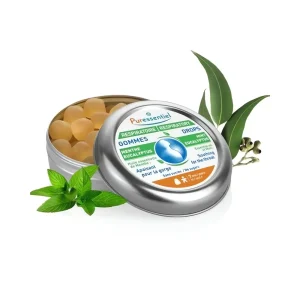 Gommes menthe-eucalyptus respiratoire – 45 g – Puressentiel