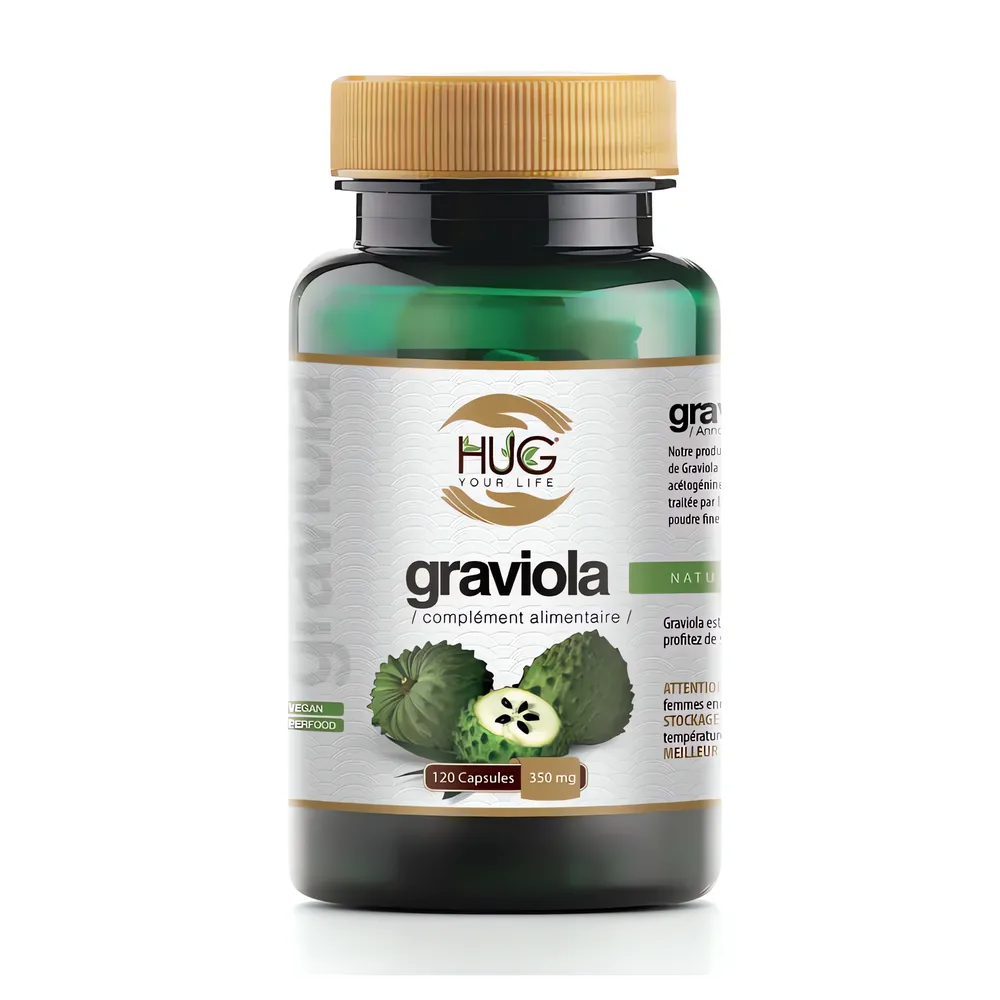 Graviola Feuilles – 350 mg – 120 gélules – Hug Your Life – Image 2