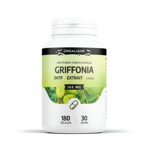 Griffonia De 5Htp -166 mg – 180 gélules – GPH