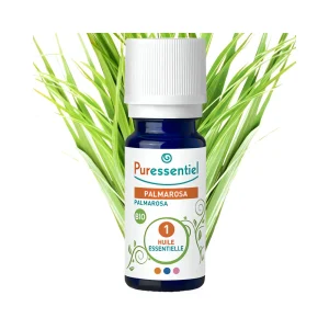 Huile essentielle de Palmarosa bio – 10 ml – Puressentiel