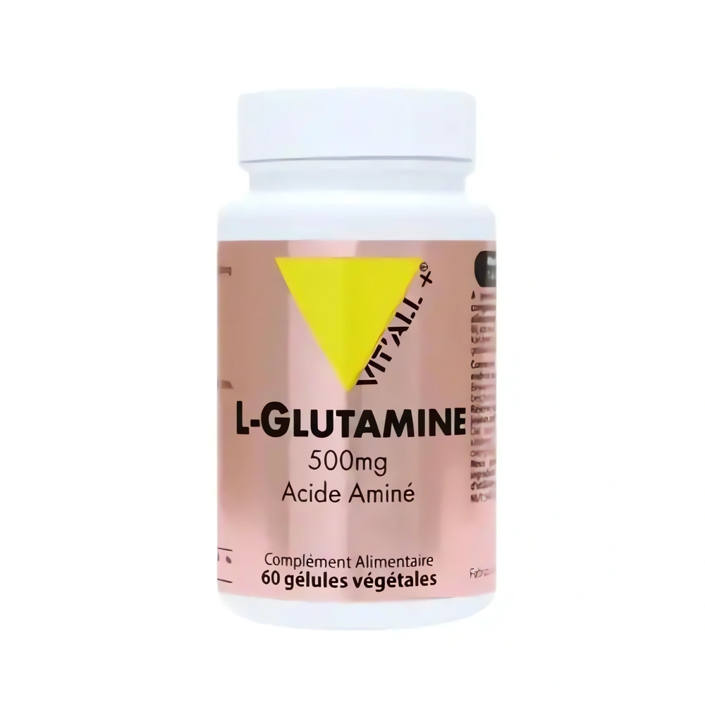 L-Glutamine – 500 mg – 60 gélules – Vit’all+ – Image 2
