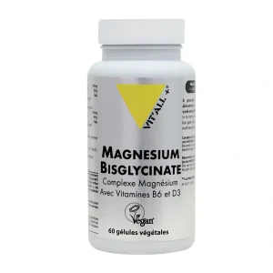 Magnésium bisglycinate – 60 gélules – Vit’all+