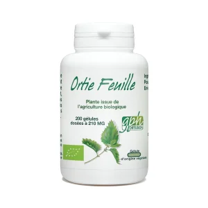 Ortie Feuille – 210 mg – 200 gélules – GPH