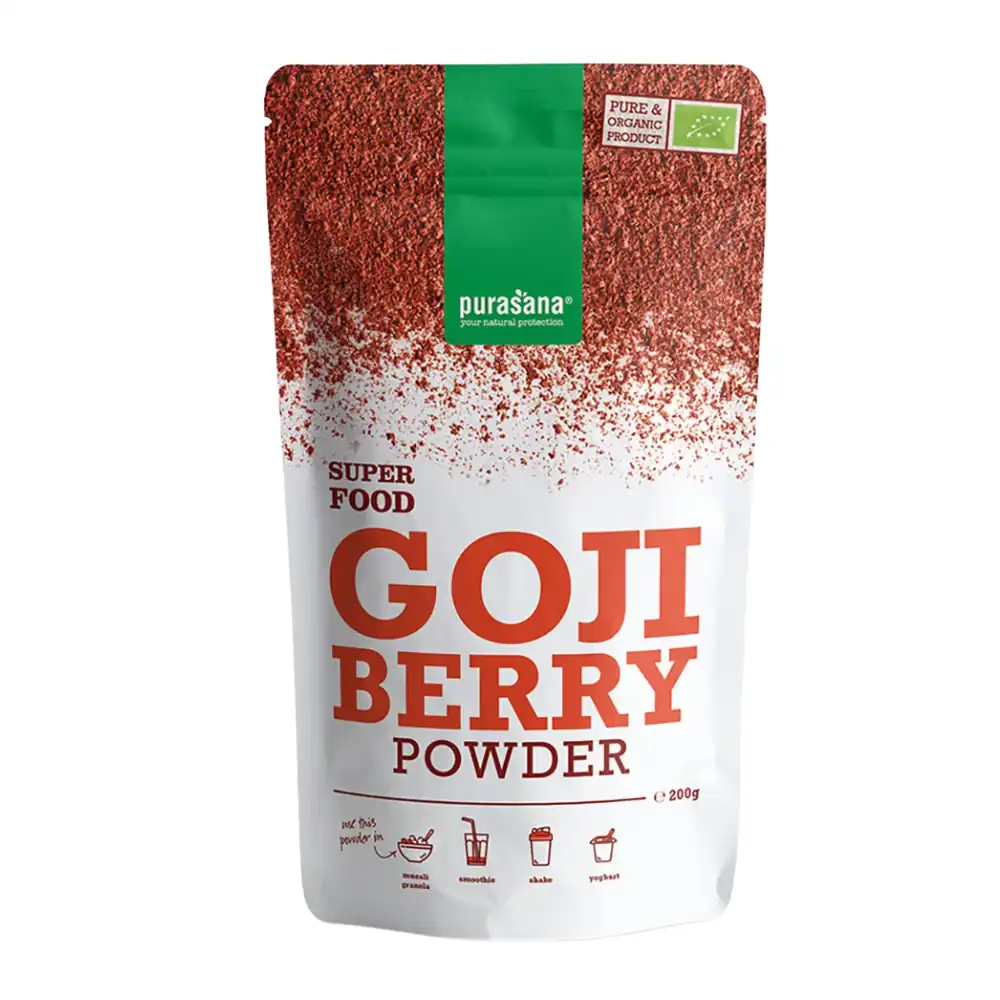 Poudre De Baies De Goji – 200G – Purasana – Image 2