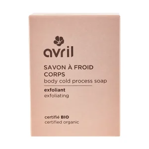 Savon à froid corps exfoliant – certifié bio – 100 g – Avril