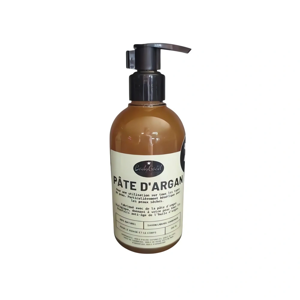 Savon liquide à la Pâte d’Argan – 250 ml – BodyGood