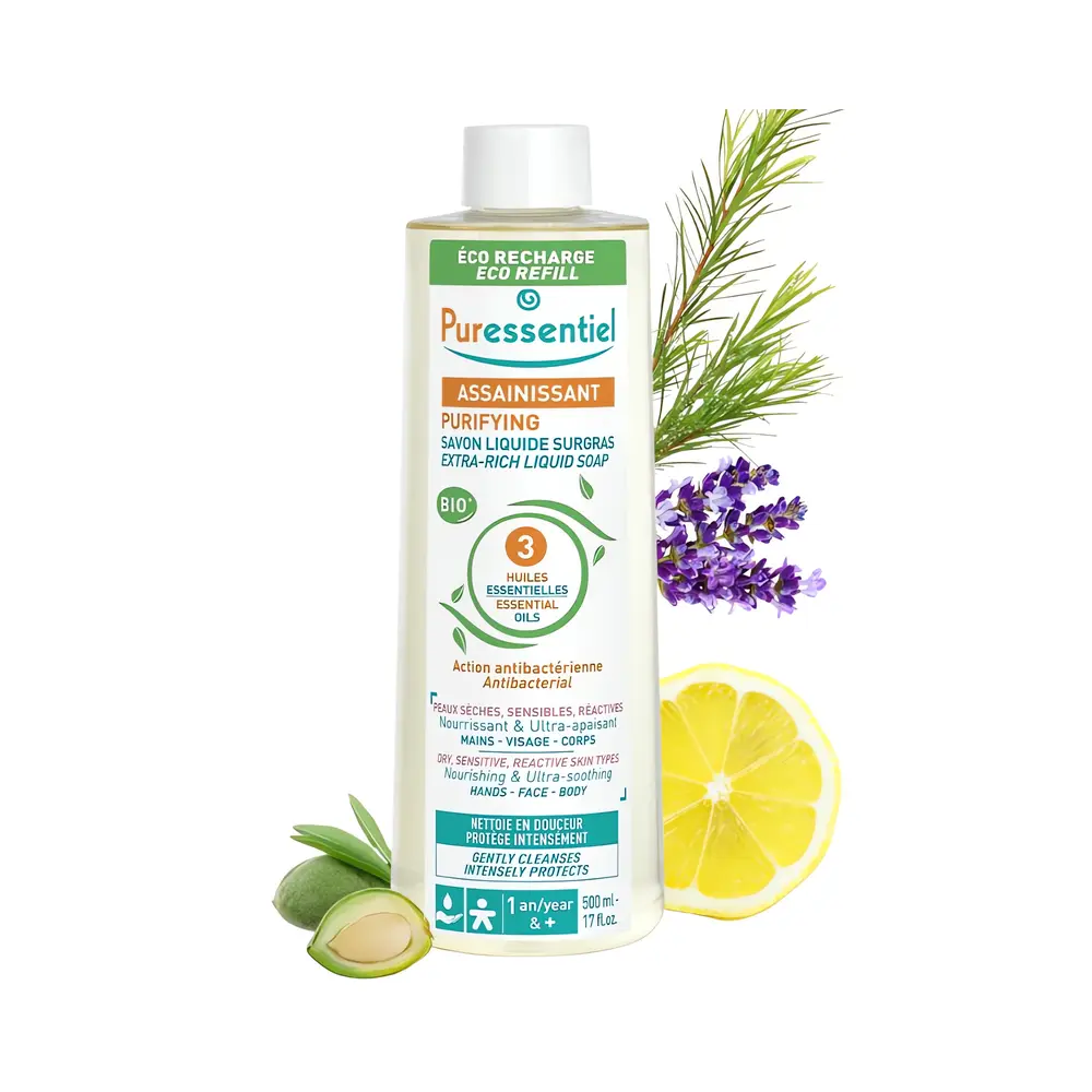 Savon liquide surgras – 500 ml – Puressentiel