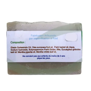 Savon rafraichissant menthe-eucalyptus – 100 g – Odarym