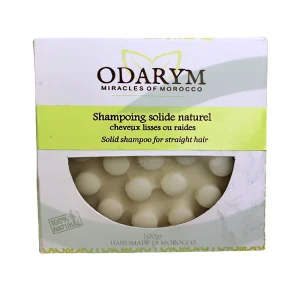 Shampoing solide cheveux lisses ou raides – 100 ml – Odarym