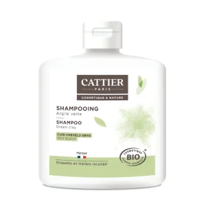 Shampooing argile verte cuir chevelu gras – 250 ml – Cattier