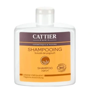 Shampooing soluté de yogourt usage fréquent – 250 ml – Cattier