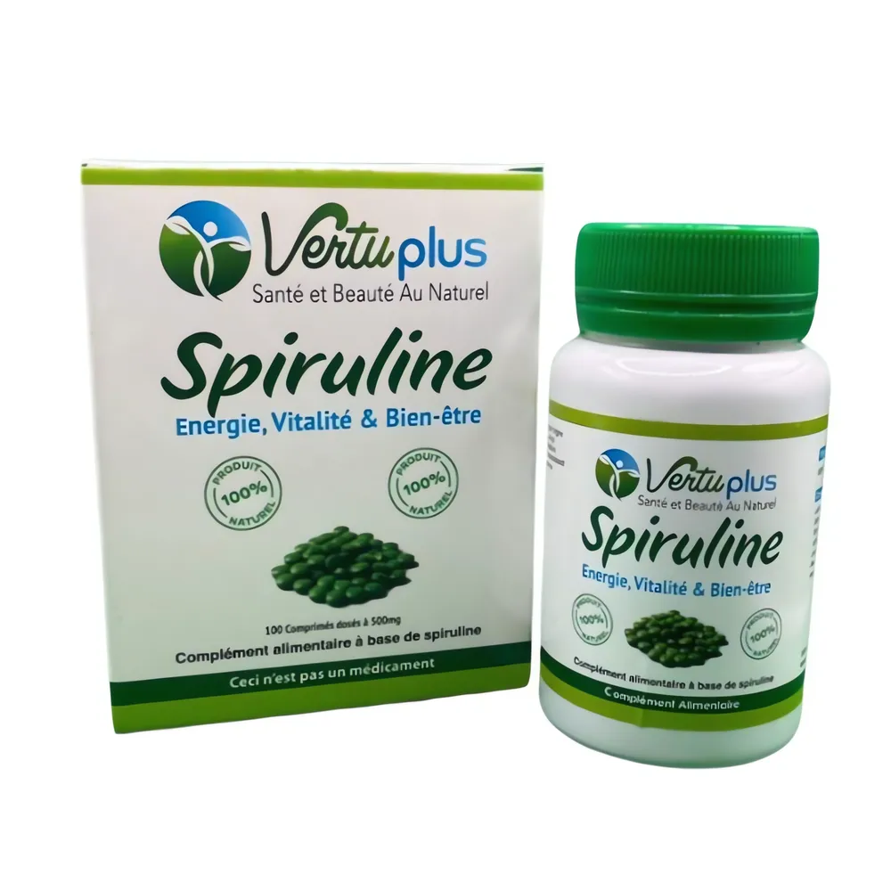 Spiruline – 500mg – 100cp – Vertuplus – Image 2