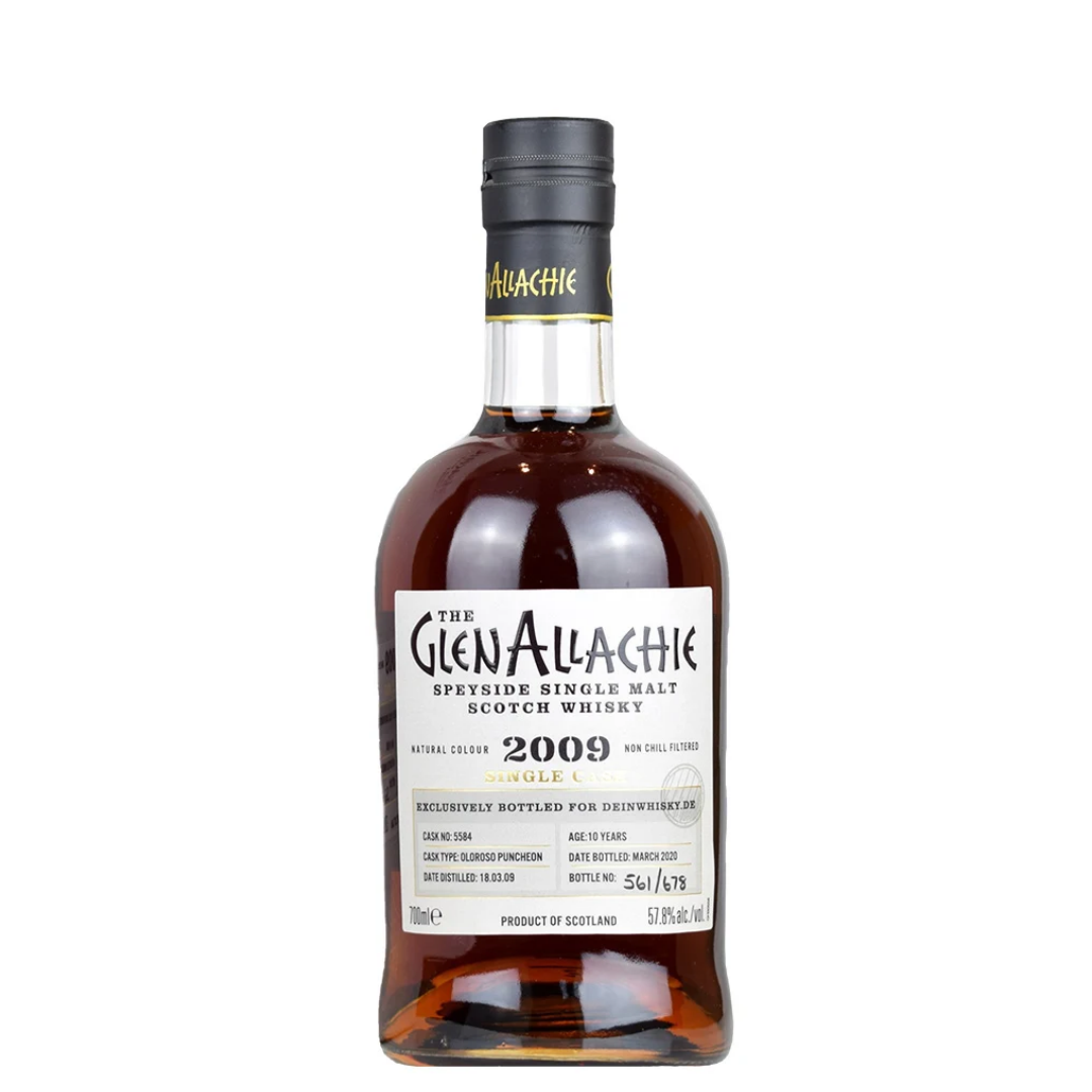 GLENALLACHIE 2009 SINGLE CASK – FUT 5857 – Image 2