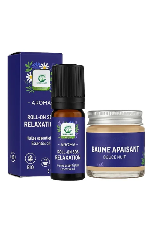 Aroma Roll-On SOS Relaxation & Baume Apaisant Douce Nuit – Image 2