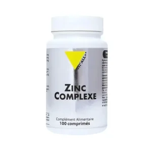 Zinc Complexe – 100 comprimés – Vit’all+